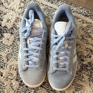 Adidas Light Blue Suede Sneakers Sz 9